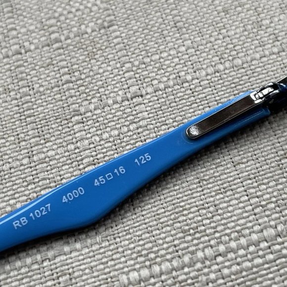 Ray-Ban Youth Kids Eyeglasses Frame Silver/Blue Glasses Rb1027 45[]16 125 - Picture 7 of 12